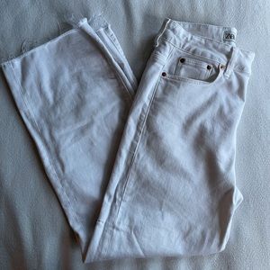 Zara Wide-leg Cropped Jeans